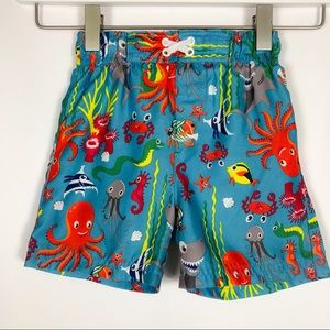 Circo Swim Trunks Fish/Shark boys size 18M